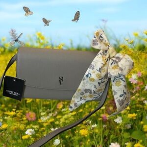 Simply Vera by Vera Wang Gray Crossbody Bag for Kohl’s NWT $40 MSRP